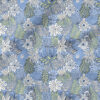 Ren (green, blue, and white) | Holiday, Botanical Fabric Design | Amy MacCready